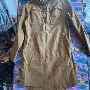 Title Nine Camel Button-Up Shirt